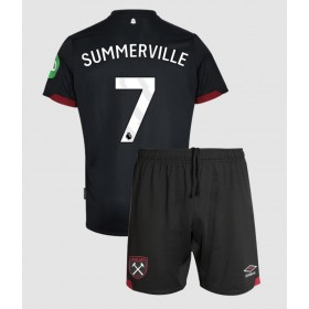 Dětské fotbalový komplet West Ham United Crysencio Summerville #7 Venkovní košile 2024-25 Krátkým Rukávem